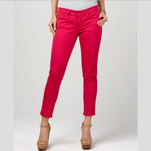 Lucky Brand Denim - Lucky Brand Magenta Sofia Capri Cropped Jeans NWT